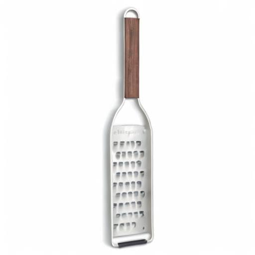 Microplane Master Series Wood Handle Stainless Steel Frame Extra Coarse Blade Cheese Grater