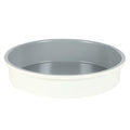 Sur La Table Kitchen Essentials Bake Sale 9 Inch PFOA, PFAS, PTFE Free Nonstick Round Cake Pan - Linen White