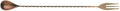 Barfly Bar Spoon, Fork End 12 3/8" (31.5 cm), Antique Copper