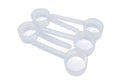 Supplement and Supply 32 mL (32 CC | 1.08 Oz.) Long Handle Plastic Measuring Spoon for Coffee, Protein Powder, Pet Food, Spices, Grains, Dry Goods – Food-Grade BPA-Free (Pack of 5)