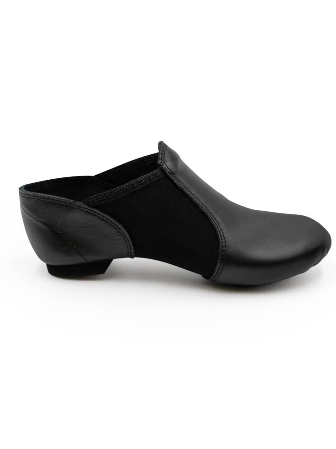Capezio E-Series Jazz Slip On, Black, 7.5 M