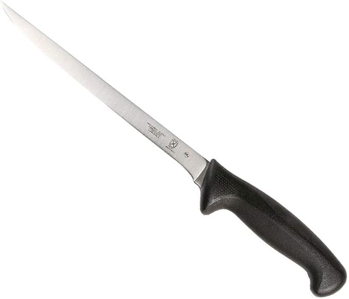 Mercer Culinary M22508 Millennia Black Handle, 8-Inch Wavy Edge