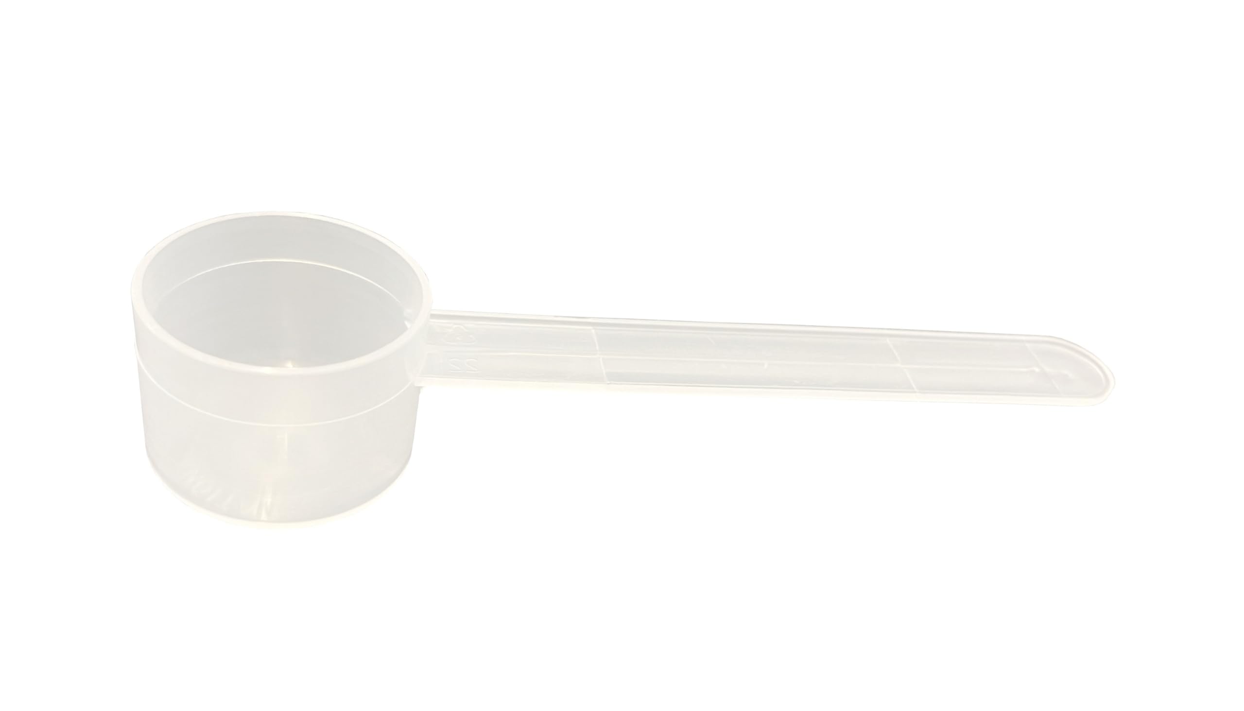 Supplement and Supply 25 mL (5 Teaspoon) Long Handle Plastic Measuring Spoon for Coffee, Protein Powder, Pet Food, Spices, Grains, Dry Goods – Food-Grade BPA-Free (Pack of 25)