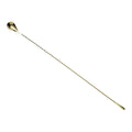 Barfly Teardrop Bar Spoon, End 19 5/8" (50 cm), Gold