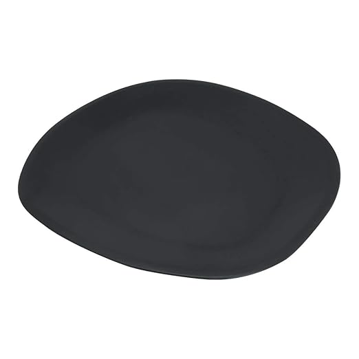 Carlisle FoodService Products Ridge Reusable Plate Rimless Plate for Home and Restaurant, Melamine, 11 Inches