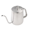 Restaurantware Pour Over Kettle Pack of 1 Stainless Steel 12 oz Precision Spout Gooseneck Coffee Kettle With Ergonomic Handle, Corrosion-Resistant for Artisan Brewing, Silver