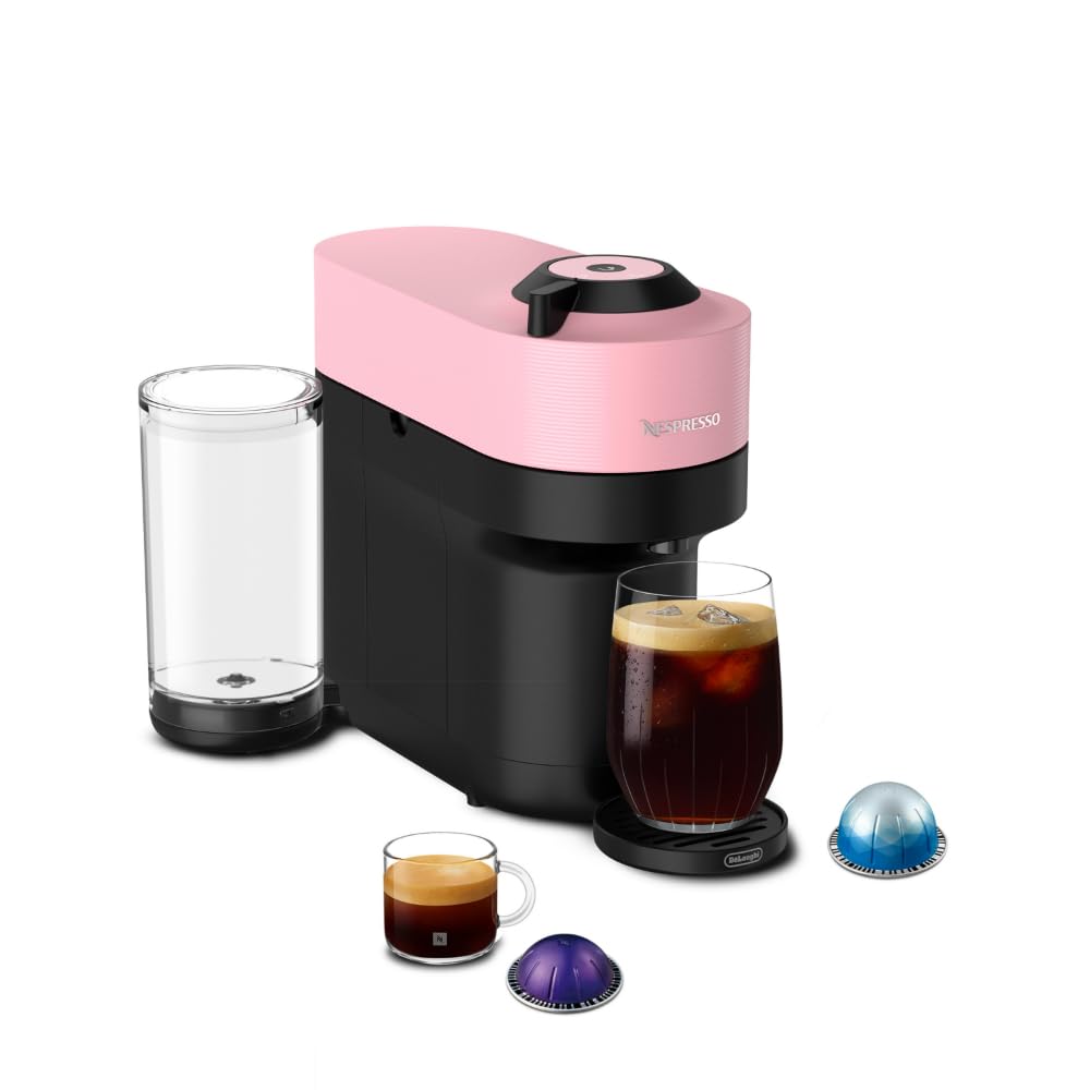 Nespresso Vertuo Pop+ Coffee & Espresso Maker by De'Longhi, Pink