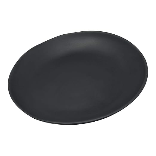 Carlisle FoodService Products Ridge Reusable Plate Rimless Plate for Home and Restaurant, Melamine, 11 Inches