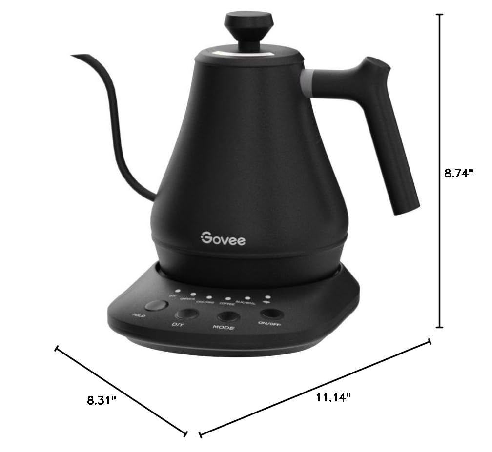 Govee Smart Electric Kettle, WiFi Variable Temperature Gooseneck Tea Kettle