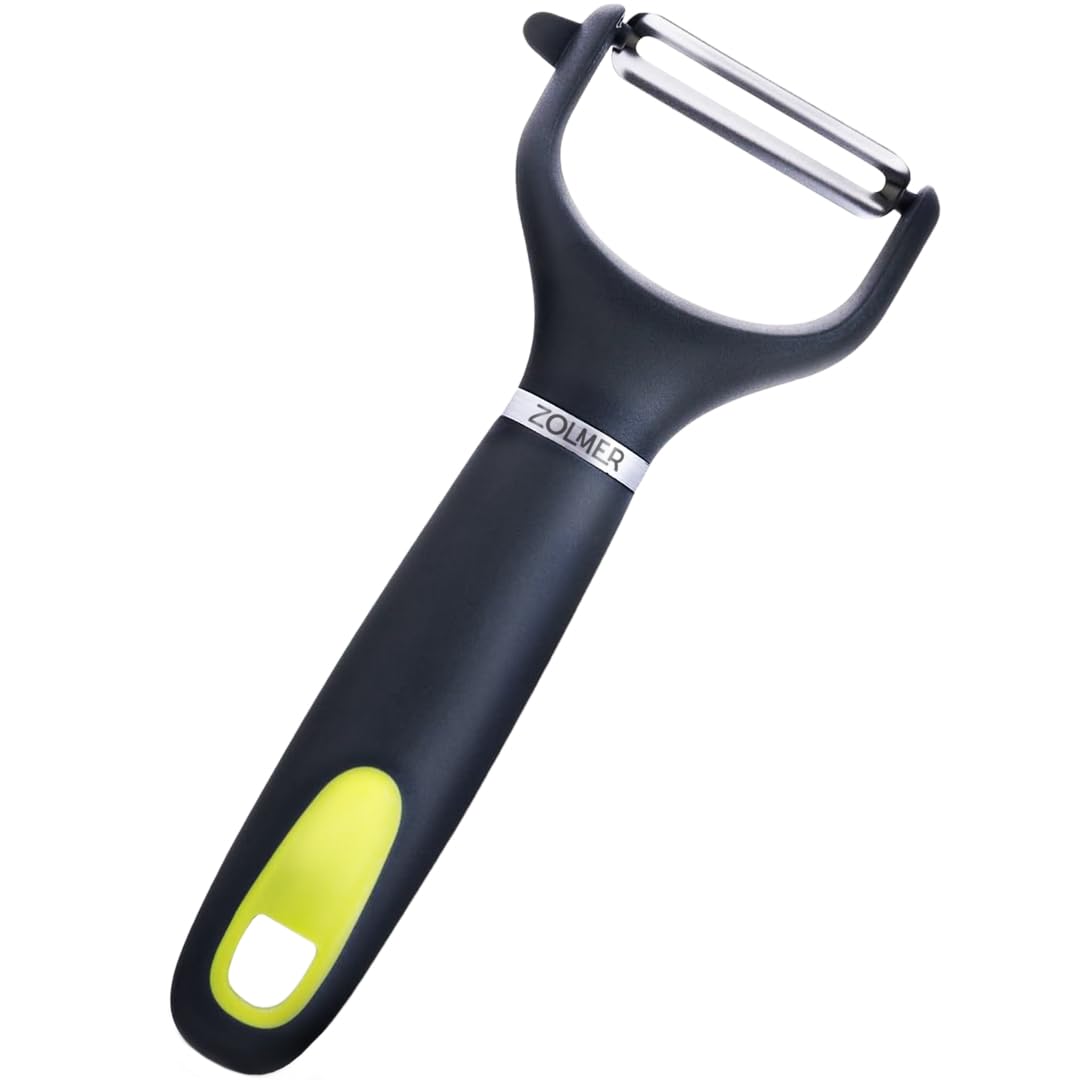 Professional Peelers for kitchen with Smooth Blades - Extra Sharp Vegetable Peelers stainless steel with Y Ergonomic Handle - Dishwasher Safe - Potato peeler hand