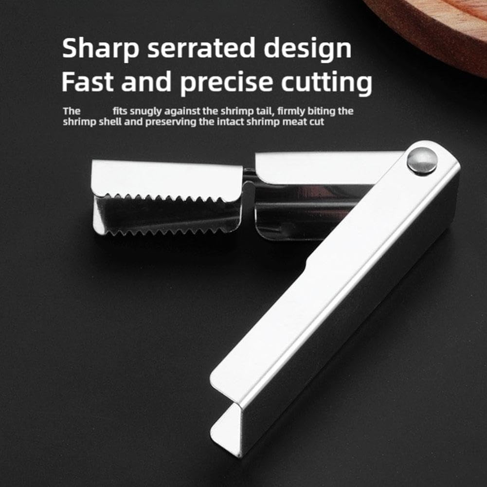 2025 New Crawfish Peeler Tool Stainless Steel, Crayfish Shelling Device Seafood Tool, Crawfish Tail Peeler, Crawfish Tail Remover Tool, Stainless Steel Crawfish Tail Peeler Tool (5 Pcs)