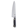 hedley & bennett Professional Chef Knife - Sharp 8 inch Japanese Kitchen Blade - Three-Layer Steel for Cutting Meat and Vegetables - Ergonomic Handle - Cooking Gift - Caviar (Black)