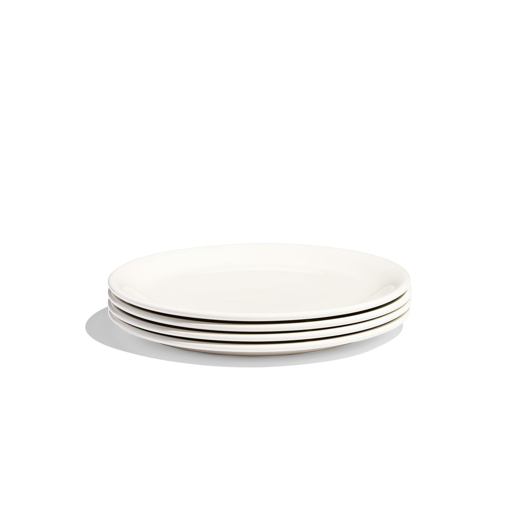Made In Cookware - Set of 4 - Appetizer Plates - White - Porcelain - Crafted in England