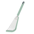 uxcell Silicone Fish Spatulas with Handle Kitchen Cooking Spatula for Egg, Fish, Pancake Green