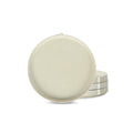 Stone Lain Bao 4-Piece Salad Plate Set Stoneware, Beige