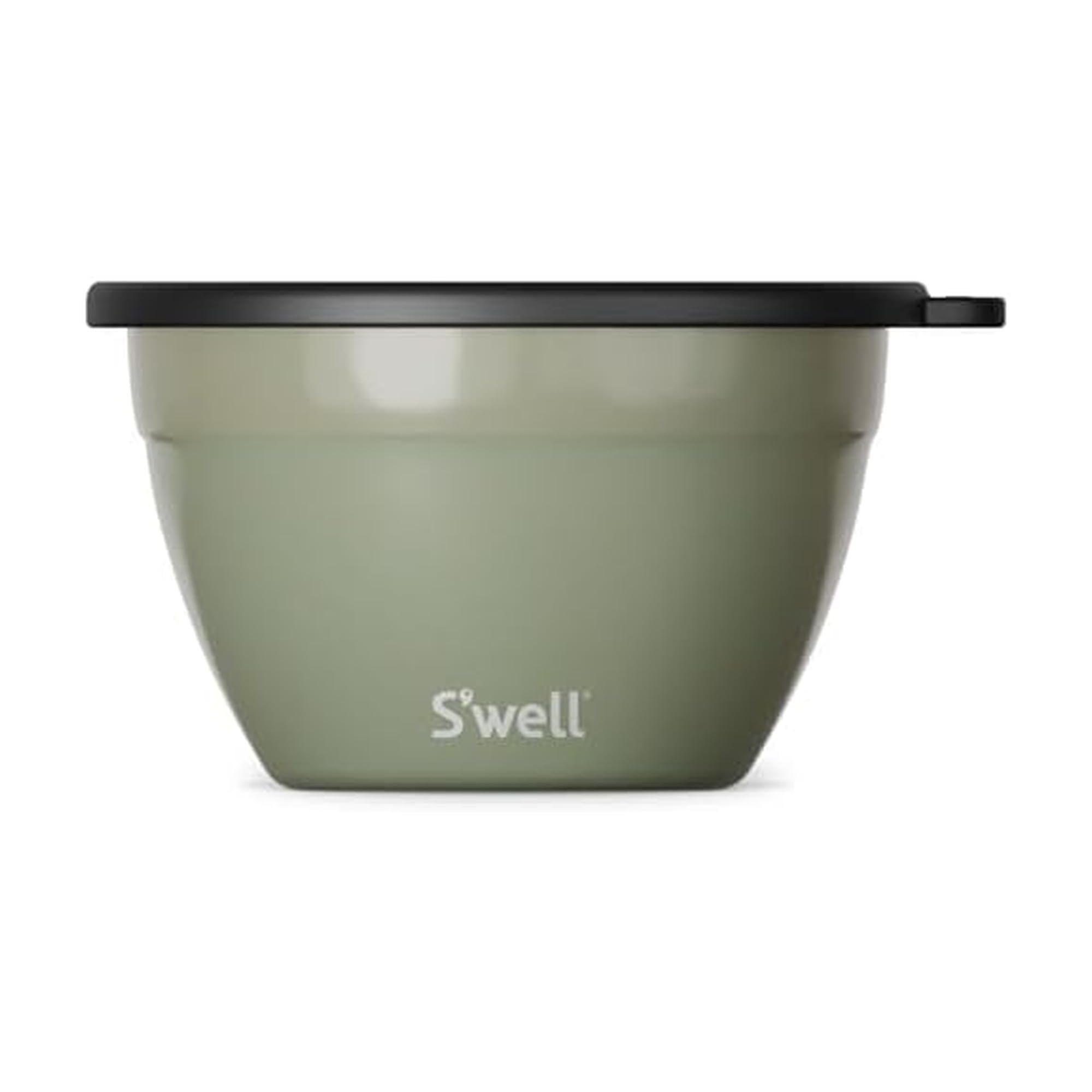 S'well Stainless Steel Salad Bowl Kit 64oz, Mountain Sage, Comes with 2oz Mini Canister and Removable Tray for Organization, Leakproof, Easy to Clean, Dishwasher Safe