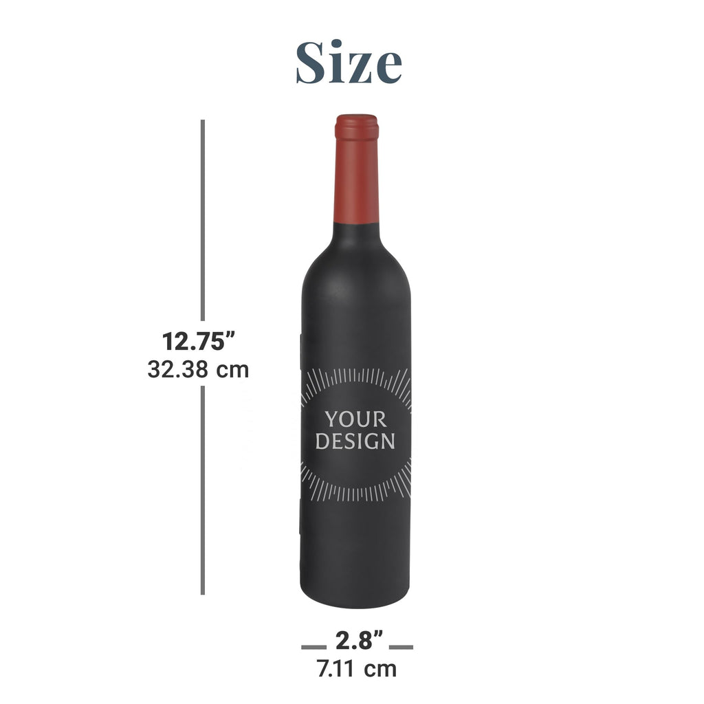 Let's Make Memories Personalized Photo 5-Piece Wine Tool Set - Wine Bottle Opener - Red