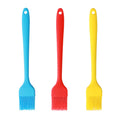 Silicone Basting Pastry Brush, Limso 3 PCS Heat Resistant Food Brush, Food Brush Suitable for BBQ Grill and Baking, Dishwasher Safe (3 Colors)