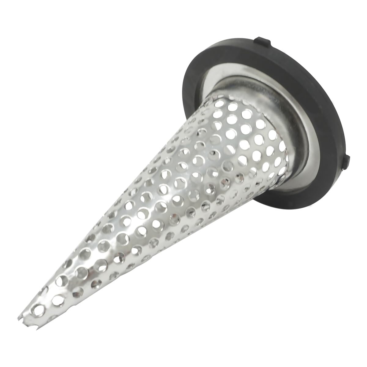 Gloxco 2" Funnel Suction Strainer, Witch Hat, Stainless Steel (STR-F200)