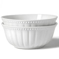 HOMBENE Pasta Bowls, 8 Inch Oatmeal Bowls, Kitchen Bowl Set, Mixing bowl Set, Salad bowl, Microwave and Dishwasher Safe, Set of 2