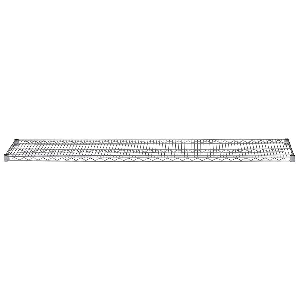 Shelving Inc. 14" d x 18" w Chrome Wire Shelving with 2 Tier Shelves
