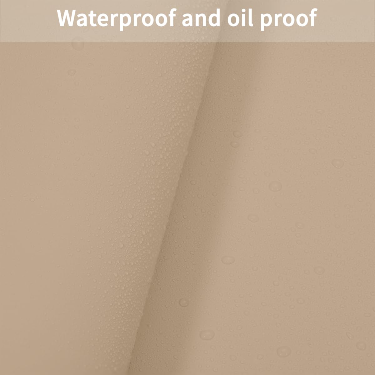 Zinkooat Faux Leather Table Cover,1.8mm Thick,42x84 Inch Table Protector,Table Protector for Dining Room Table,Dining Table Cover,Table Protector Pad.(Light Brown+Gray,42x84)