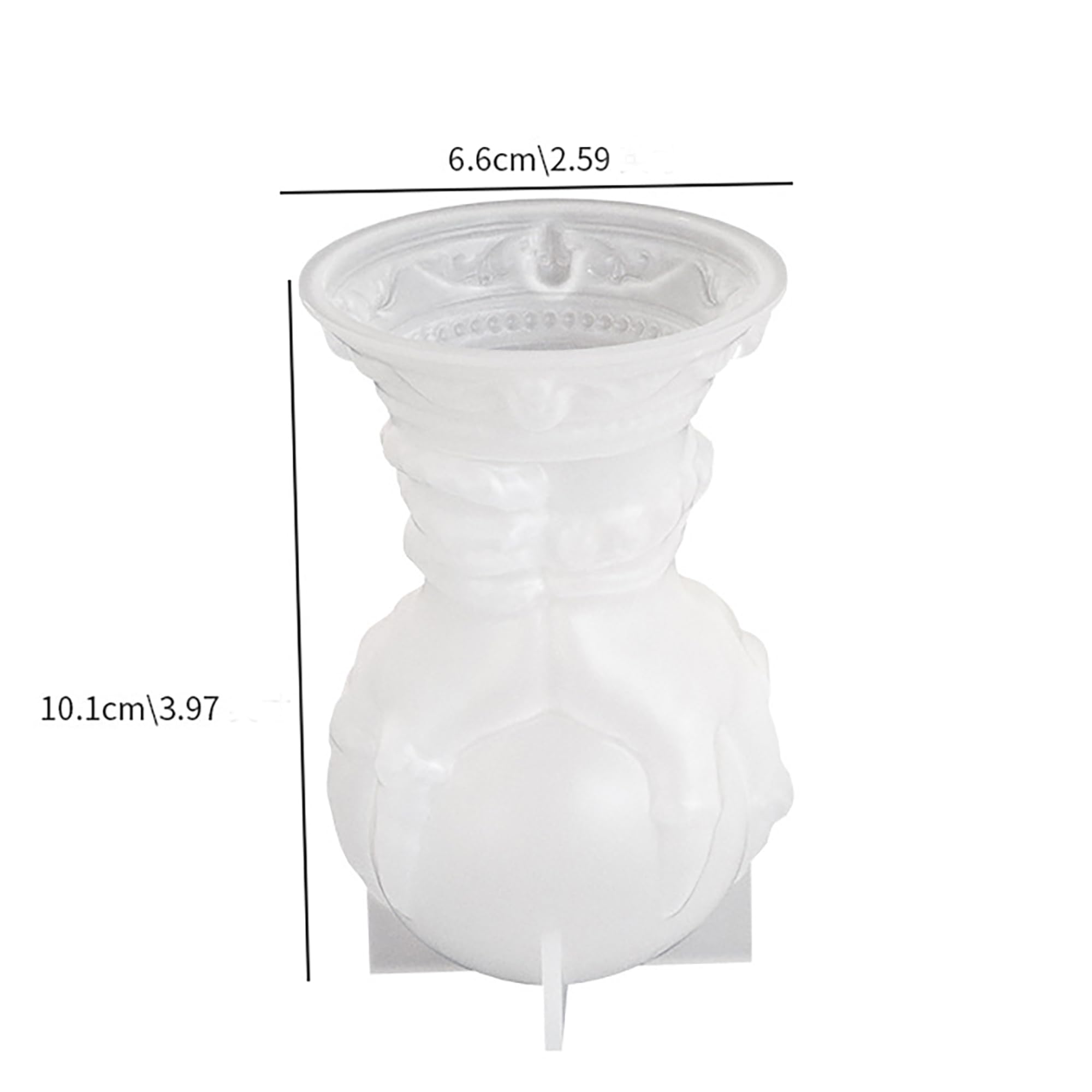 Skull Rose Crystal Ball & Ghost 3D Silicone Molds for Resin Candle & Body Soap Making