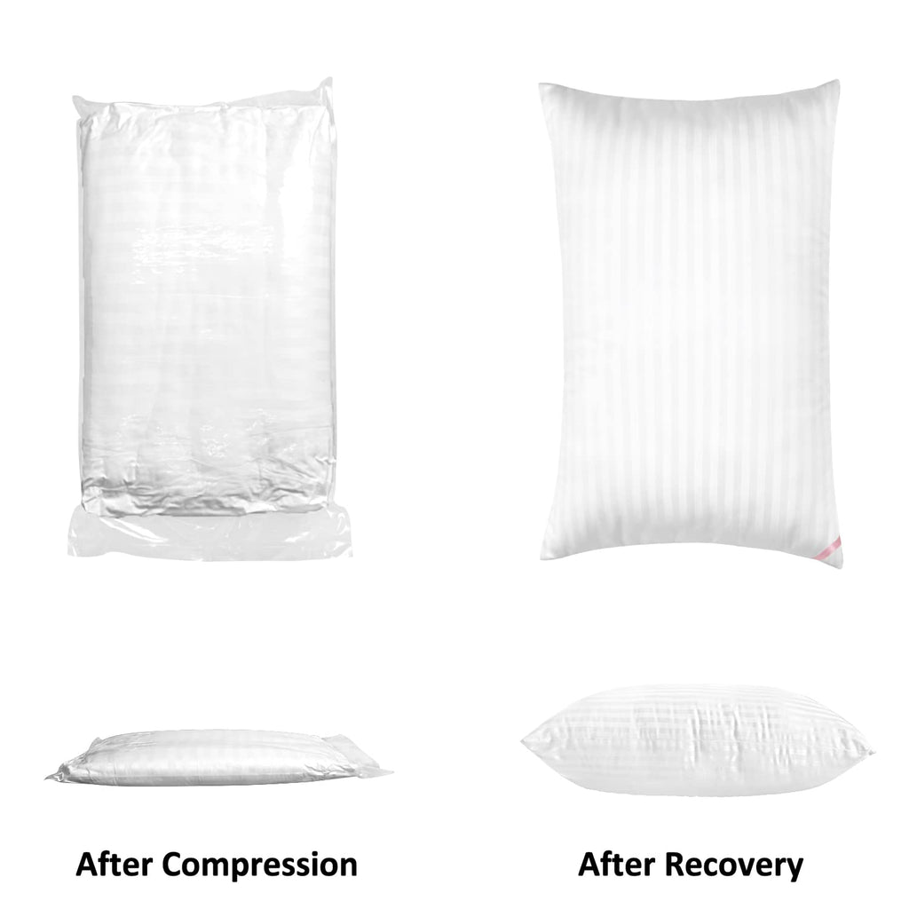 EIUE Hotel Collection Bed Pillows for Sleeping 2 Pack Queen Size，Pillows for Side and Back Sleepers,Super Soft Down Alternative Microfiber Filled Pillows,20 x 30 Inches