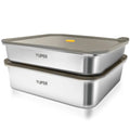 YUPER Stainless Steel Food Containers, 2 Pack (84+125OZ)