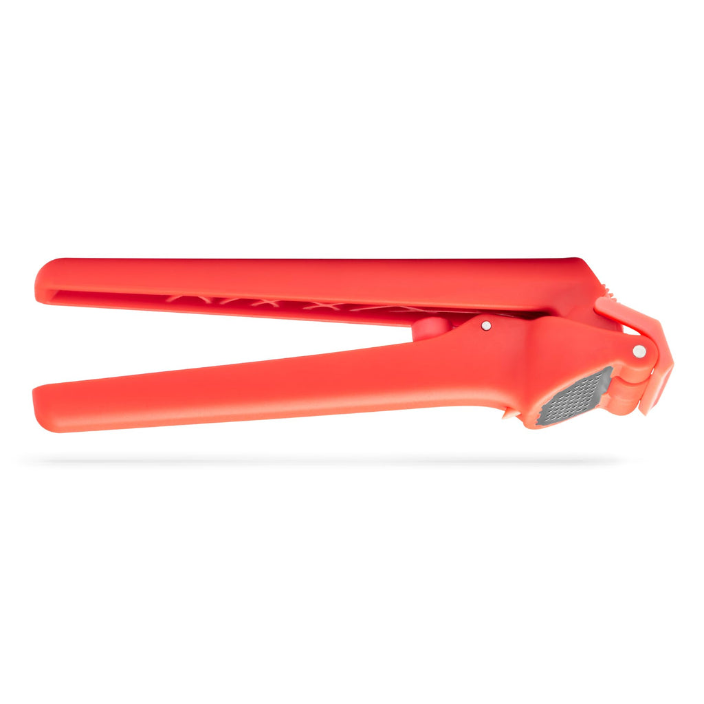 Dreamfarm Garject Lite 2-In-1 Garlic Peeler, Garlic Press & Mincer with Garlic Peel Ejector, Nylon - Red