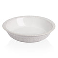 Sweejar Ceramic Pie Pan for Baking,Round Baking Dish Pan for Dinner 10 Inches, Pie Dish Non-Stick Pie Plate for Quiche, Tart, Cake, Pumpkin Pie, Pot Pies (White)