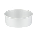 Restaurantware-Met Lux 8 x 3 Inch Straight-Sided Baking Tin, 1 Round Cake Pan - Oven-Ready, Freezable, Anodized Aluminum Round Baking Pan, Greaseproof, For Layer Birthday Cake