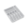 madesmart Classic 6 Compartment Silverware Tray, White