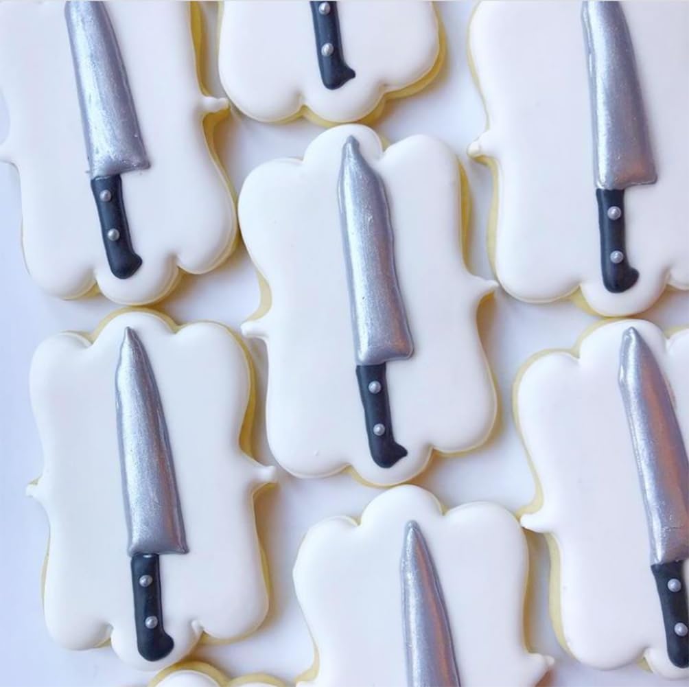 Kanehosi Frame Cookie Cutters 10 Shapes with 6 Cookie Scribes & 1 Storage Bag, Plaque Fondant Dough Cutters Baking Tools Kitchen Accessories for Home Daily Holiday Party