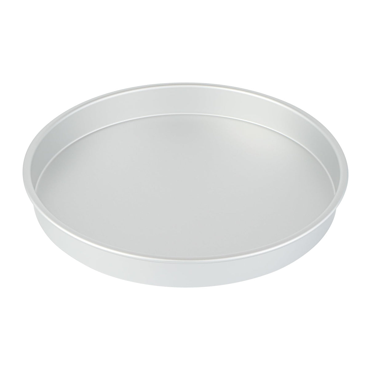 Restaurantware-Met Lux 16 x 2 Inch Straight-Sided Baking Tins, 12 Round Cake Pans - Oven-Ready, Freezable, Anodized Aluminum Round Baking Pans, Greaseproof, For Layer Birthday Cakes