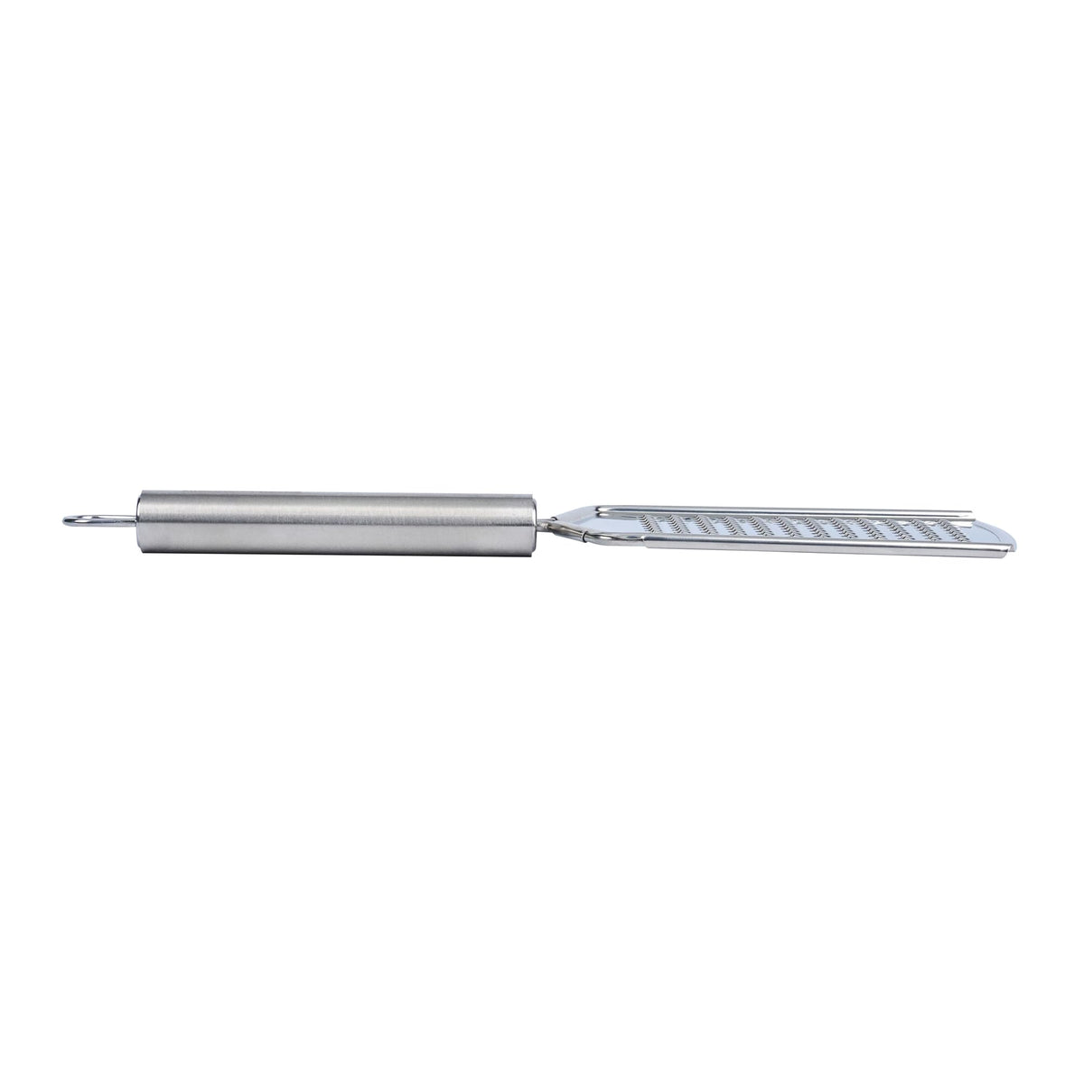 Restaurantware Stainless Steel Fine Cheese Grater - German Standard Lemon Zester with Ergonomic Handle, Sharp Blades, Dishwasher Safe - Handheld Kitchen Grater for Parmesan, Garlic, Ginger