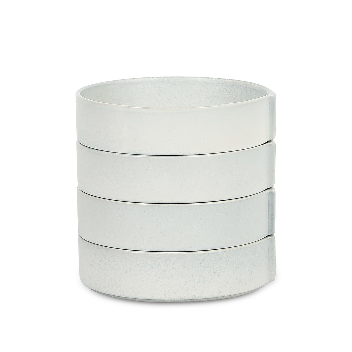 Stone Lain Bao 4-Piece Salad Plate Set Stoneware, Beige
