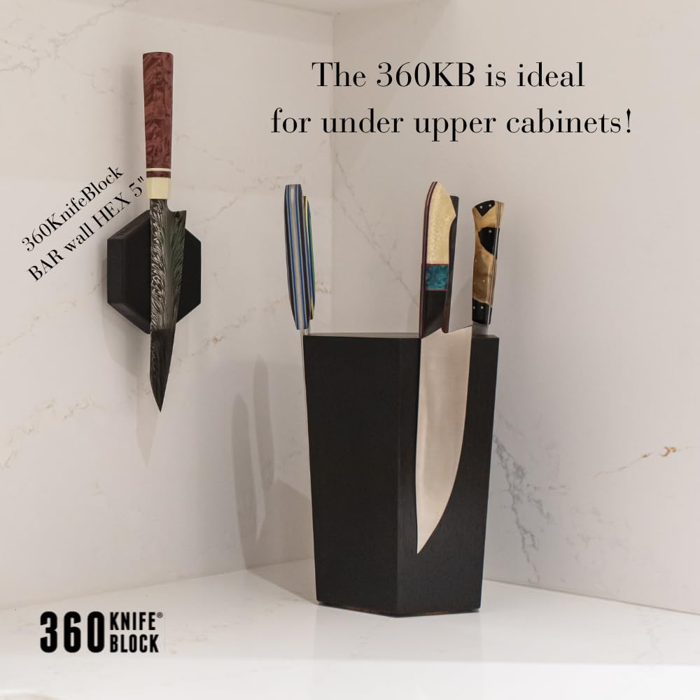 360KnifeBlock® - The 360KB™ (Black)