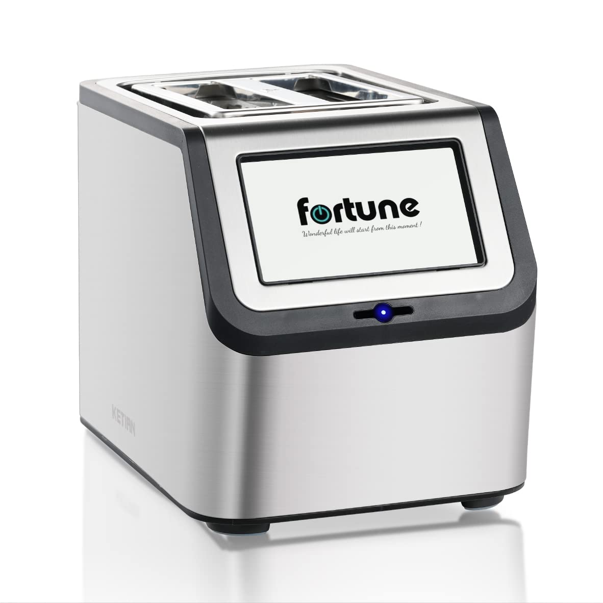 Smart Toaster, KETIAN Touch Screen 2 Slice,High-speed Automatic Settings, Bagel English Muffins Toast Pastry Waffles Bread Toaster,Stainless Steel