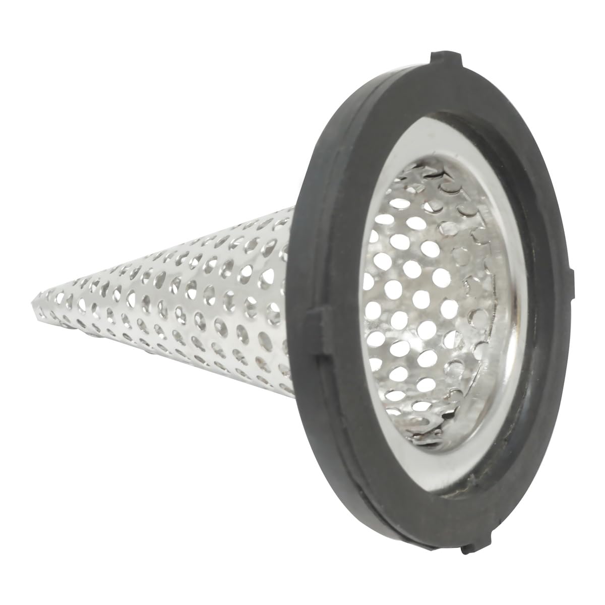 Gloxco 2" Funnel Suction Strainer, Witch Hat, Stainless Steel (STR-F200)