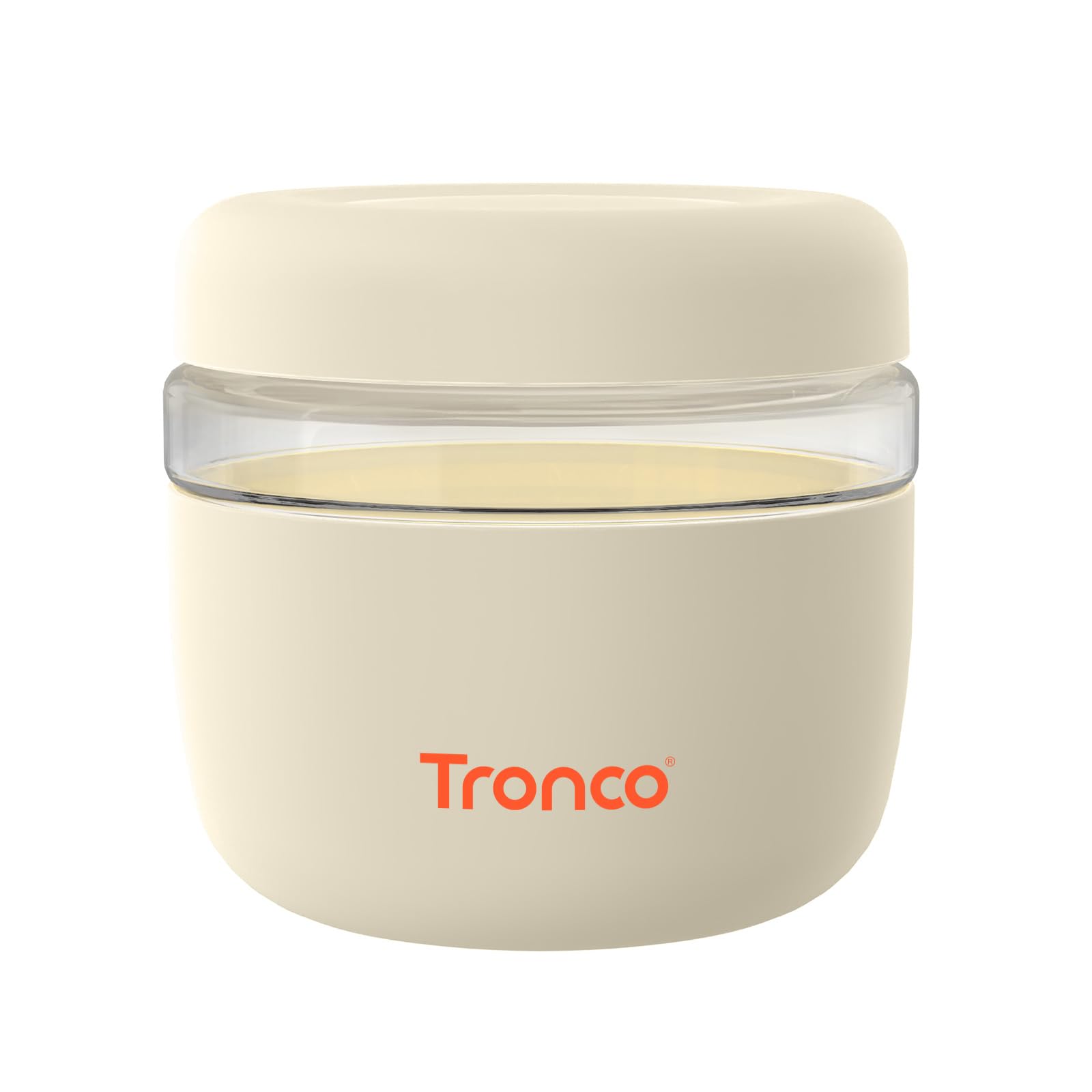Tronco 24 oz Glass Food Storage & Lunch Bowl Containers with Airtight Lids