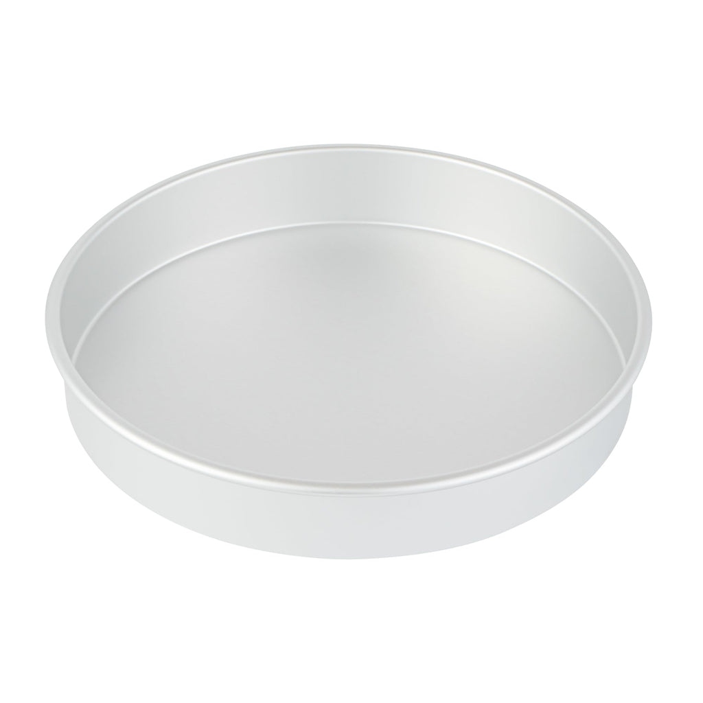 Restaurantware-Met Lux 12 x 2 Inch Straight-Sided Baking Tin, 1 Round Cake Pan - Oven-Ready, Freezable, Anodized Aluminum Round Baking Pan, Greaseproof, For Layer Birthday Cake