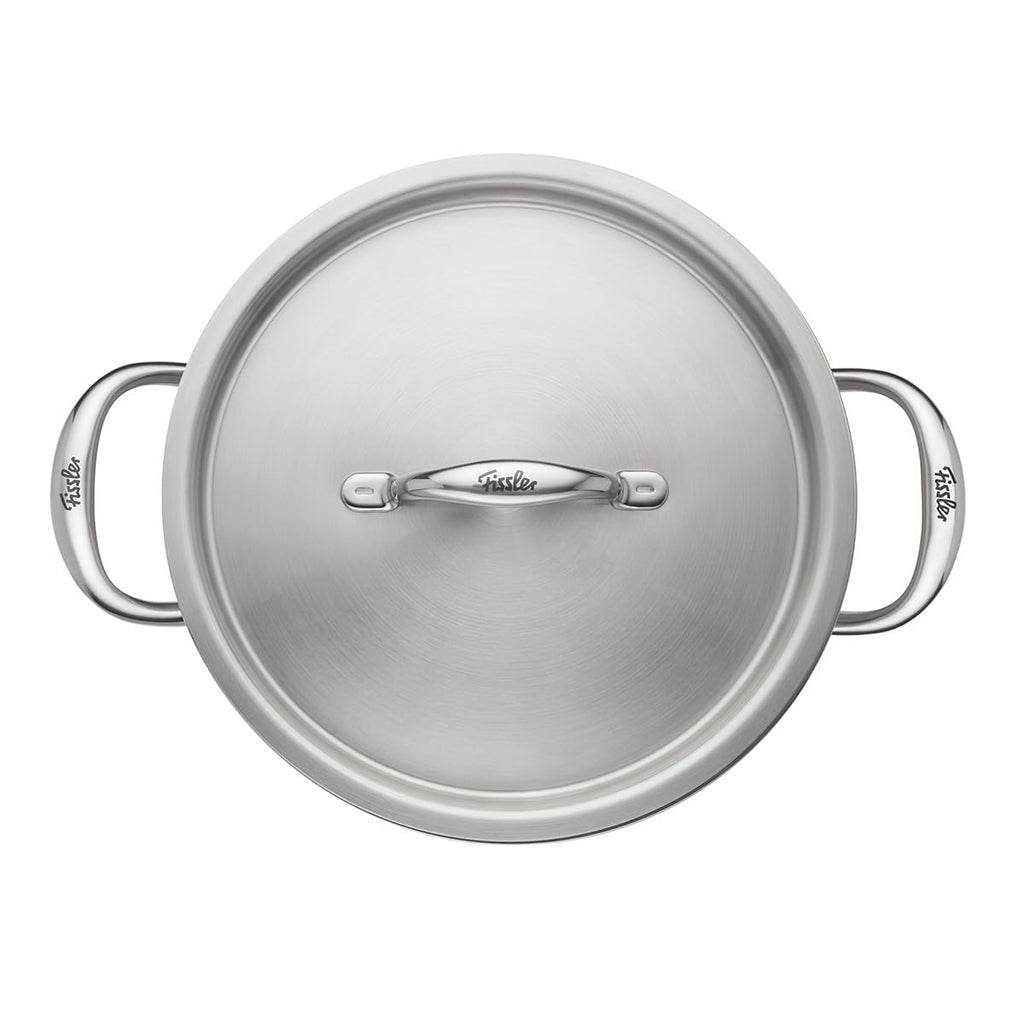 Fissler M5 Pro-Ply 5-ply Stainless Steel Stockpot, 6 Quart, with Metal Lid