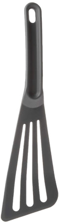 Mercer Culinary Hell's Tools Hi-Heat Slotted Spatula, 12 Inch x 3.5 Inch, Gray