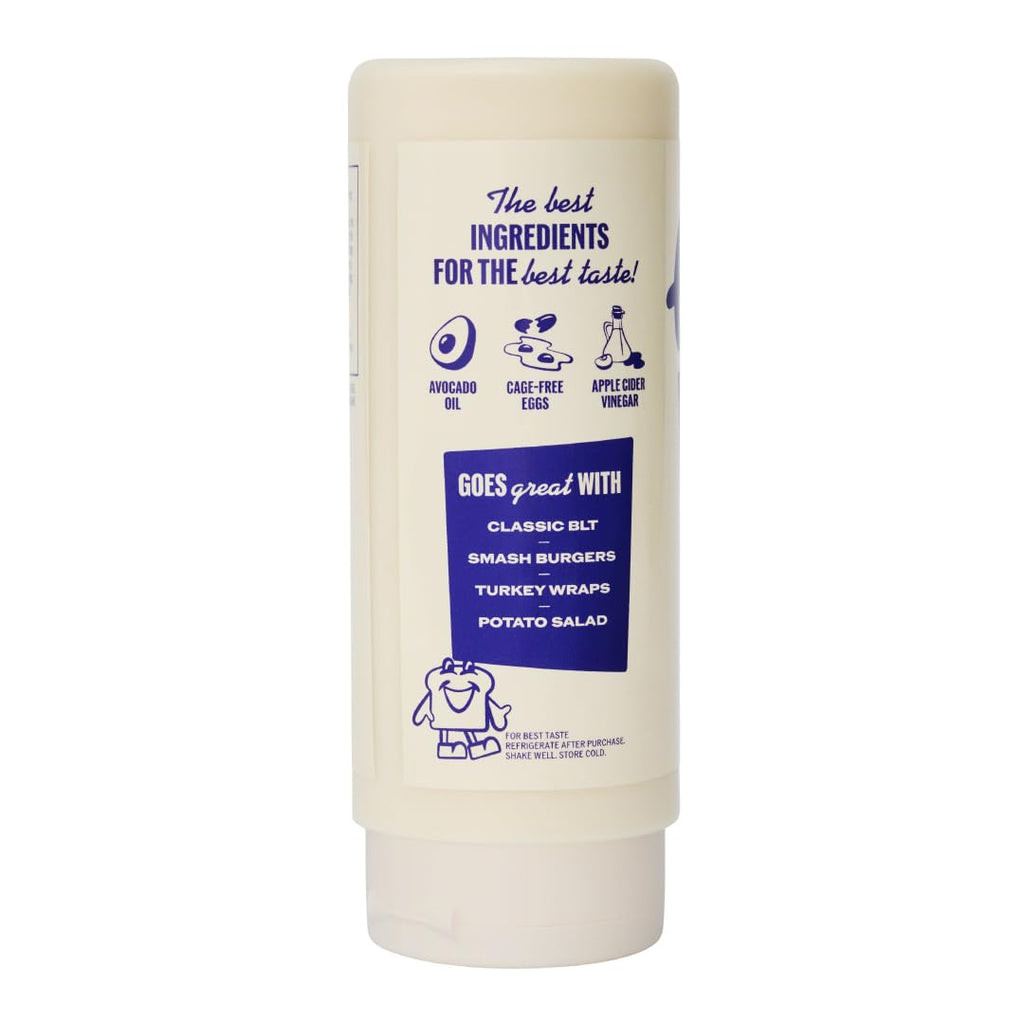 Ayoh Foods, Mayo Gone Wild, Made by Molly Baz - Easy to Squeeze, Perfect for; Sandwiches, Burgers, Fries, Nuggets, Wraps & Dips (2 Pack, Original Mayo)