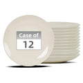 IRESTAURANT PLUS Stoneware Coupe Commercial Grade Dinnerware, Ivory, Plate 12.25", Case of 12