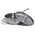 Made In Cookware - 5 Quart Stainless Steel Saucier Pan - 5 Ply Stainless Clad - Professional Cookware - Crafted in Italy - Induction Compatible