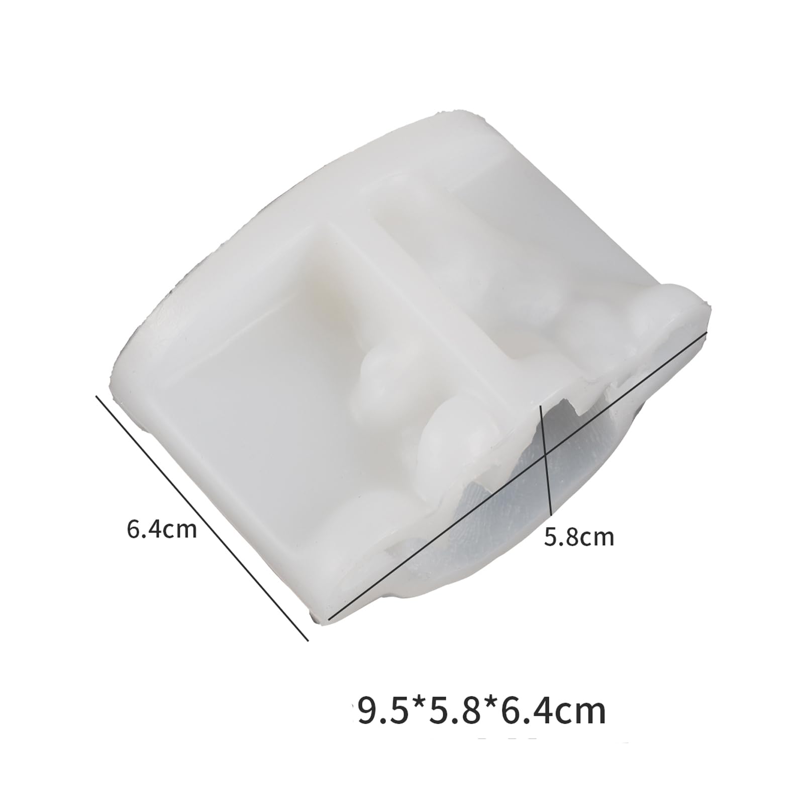 Rose Cat Candle Animal Resin Casting Soap Making Molds Silicone for Home Decorate 3D Clay Mold