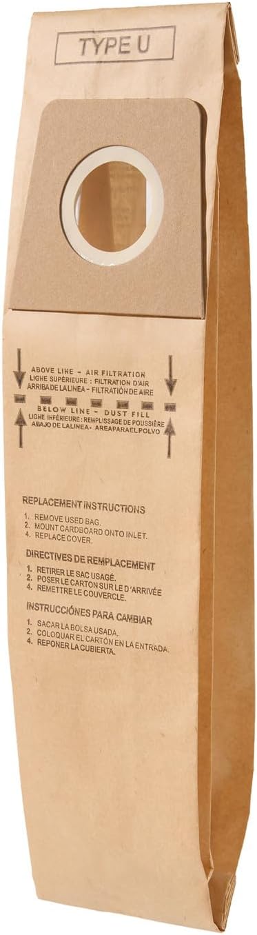20PK Vacuum Bags for Dirt Devil Royal Type U 3920047001 3920048001