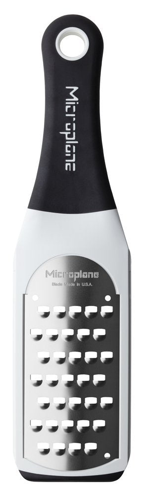 Microplane Artisan Series Cheese Grater and Zester (Extra Coarse, White)